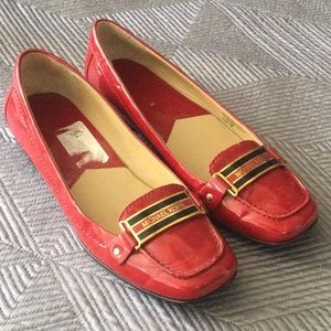 Michael Kors size 7 red patent leather shoes for women